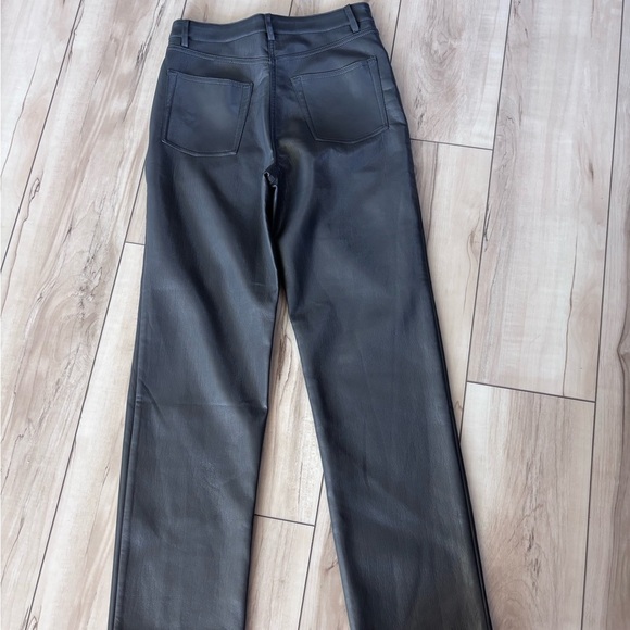 Wilfred Grey Faux Leather Pants - Picture 4 of 5